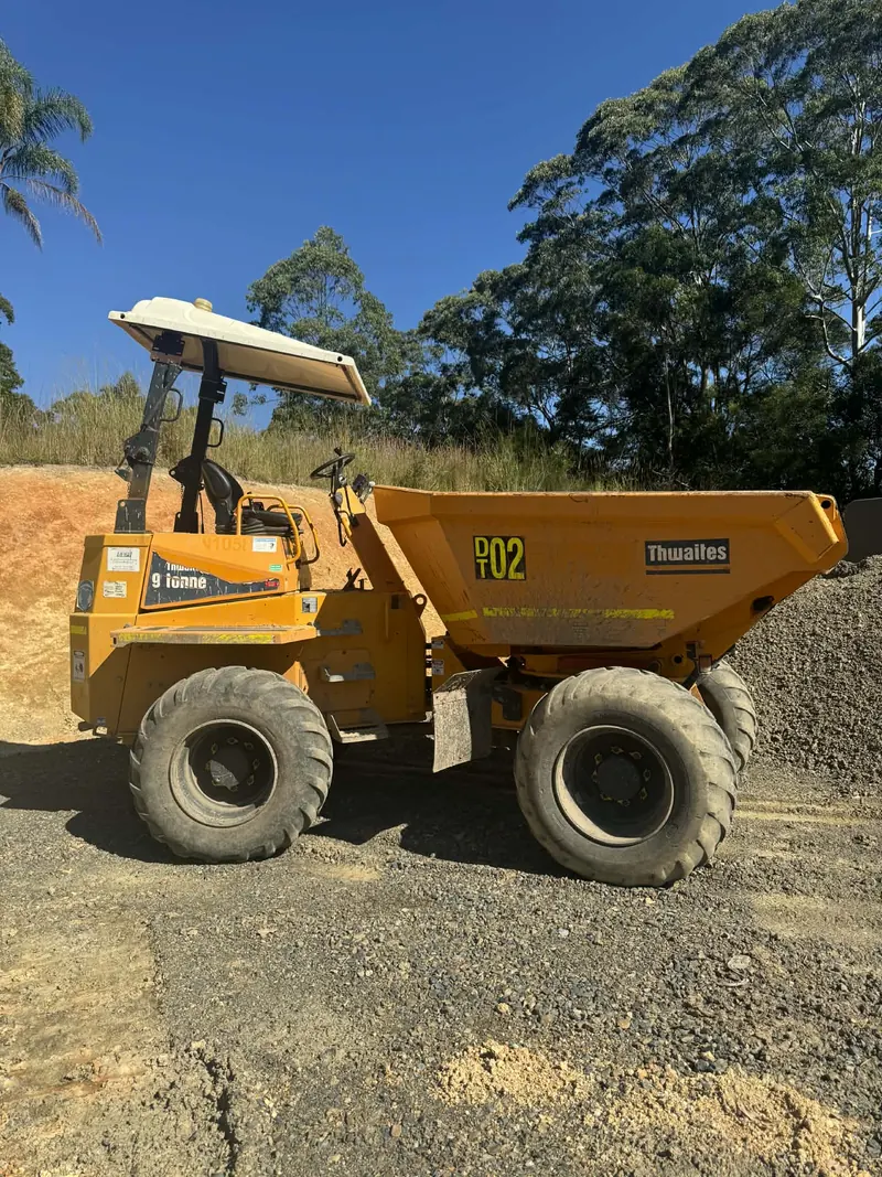 Thwaites 9 tonne site dumper